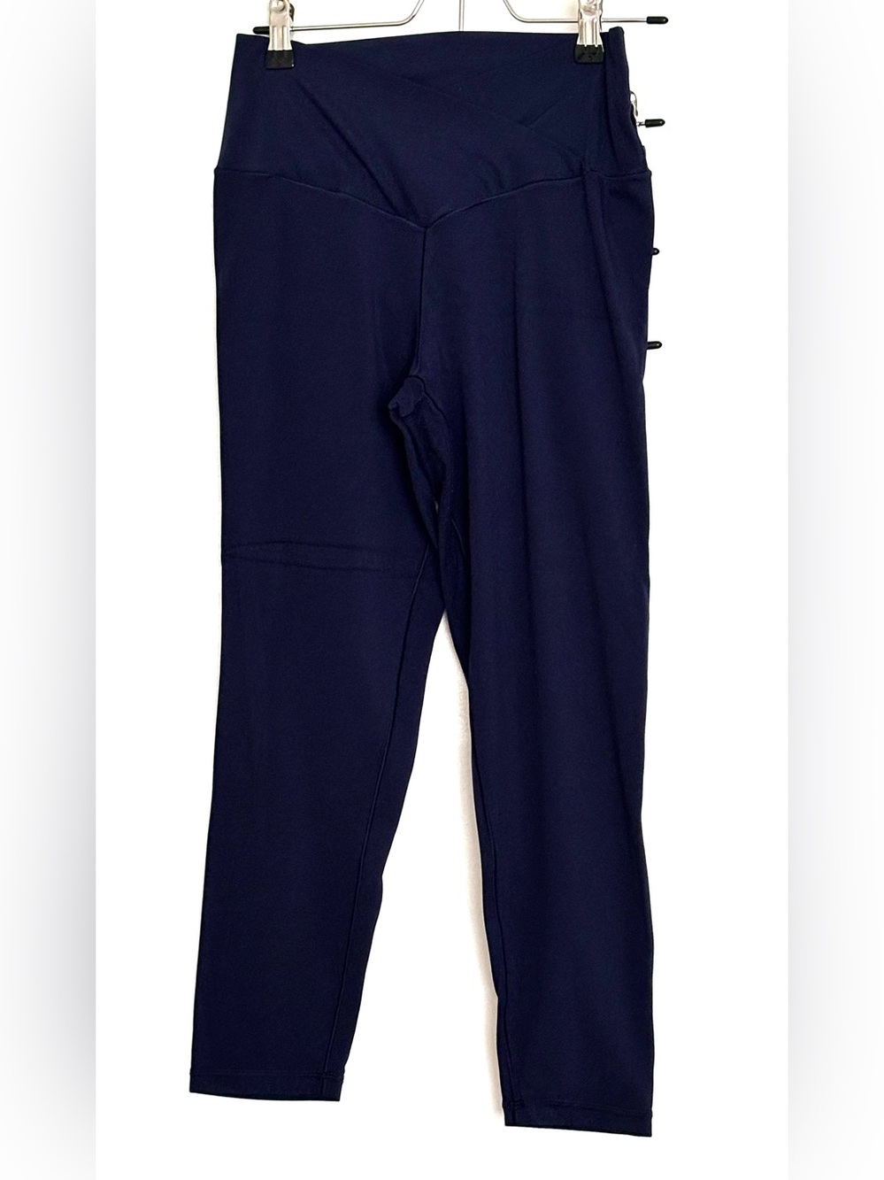 OFFLINE by Aerie Real Me 7/8 Hi-Rise Crossover Leggings Navy Size L Short - Picture 2 of 4